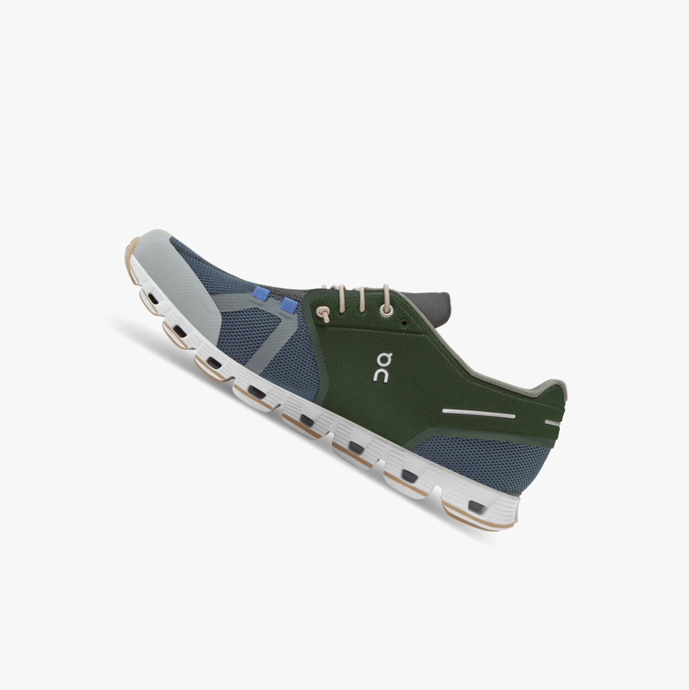 Men's QC Cloud 70 | 30 Road Running Shoes Olive | 701-BYVEZM