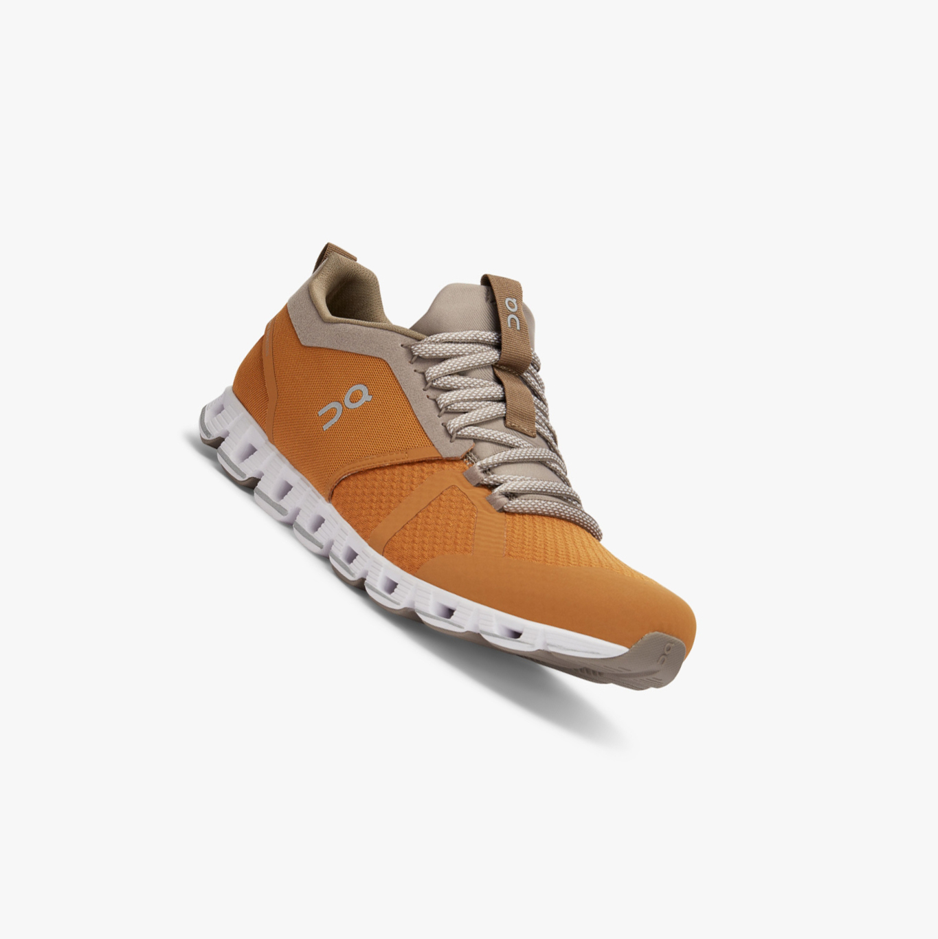 Men's QC Cloud Beam Road Running Shoes Mustard | 513-TDOMUI