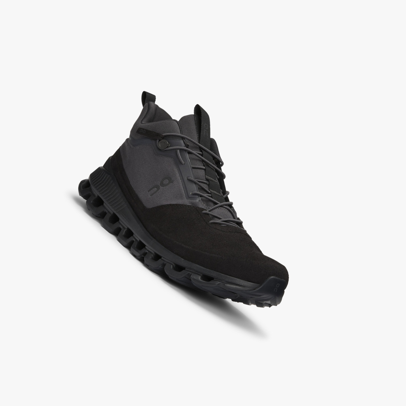 Men's QC Cloud Hi Road Running Shoes Black | 106-LFXNCY