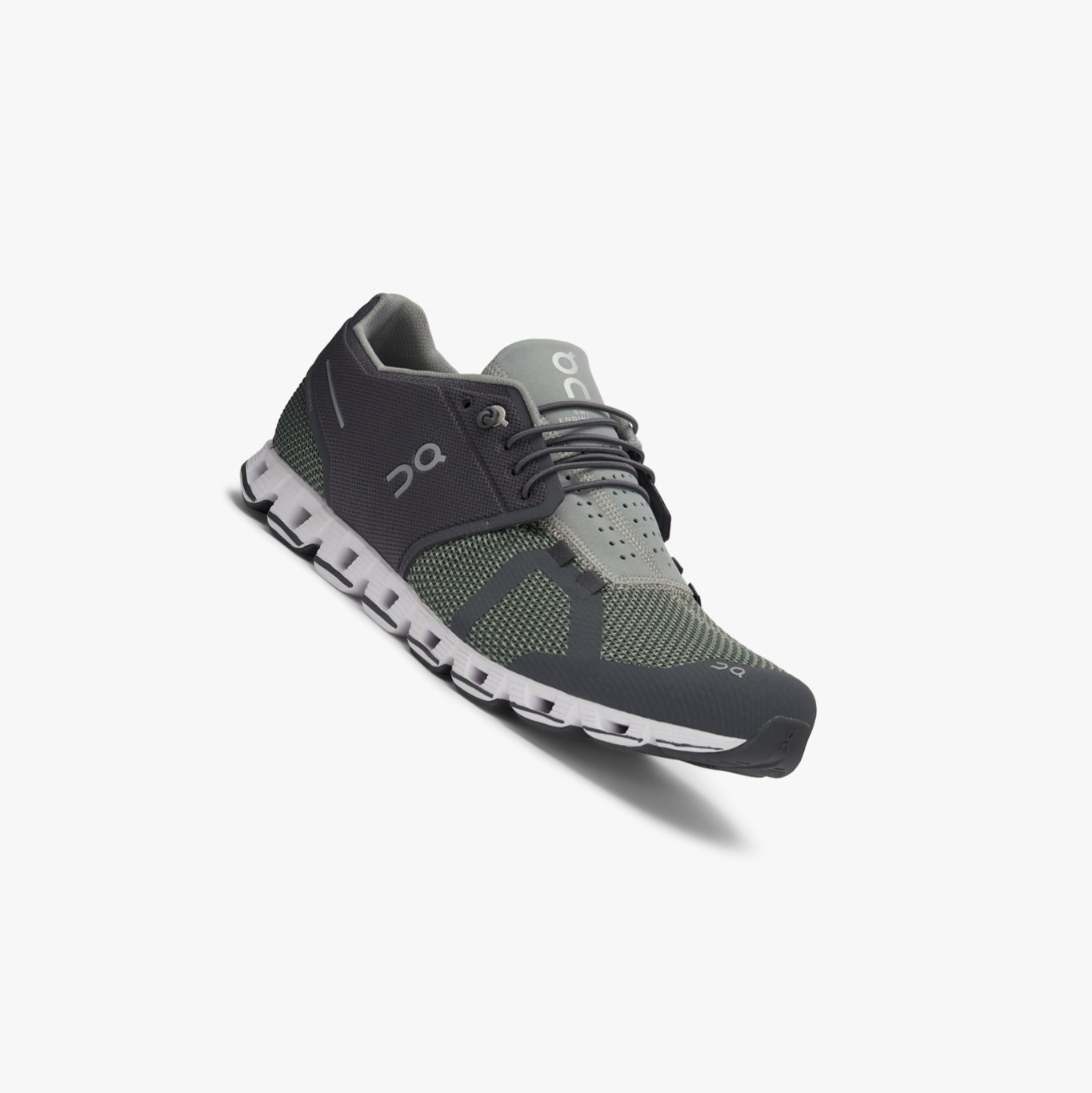 Men's QC Cloud Road Running Shoes Green | 653-AGDYMP