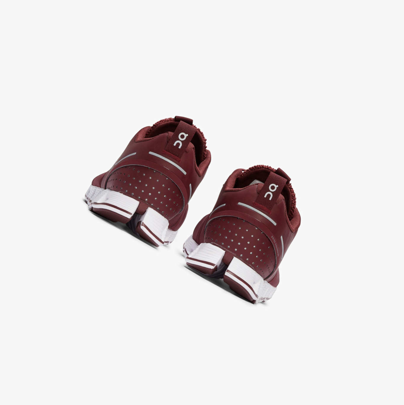 Men's QC Cloud Terry Road Running Shoes Burgundy | 651-VXHLIY