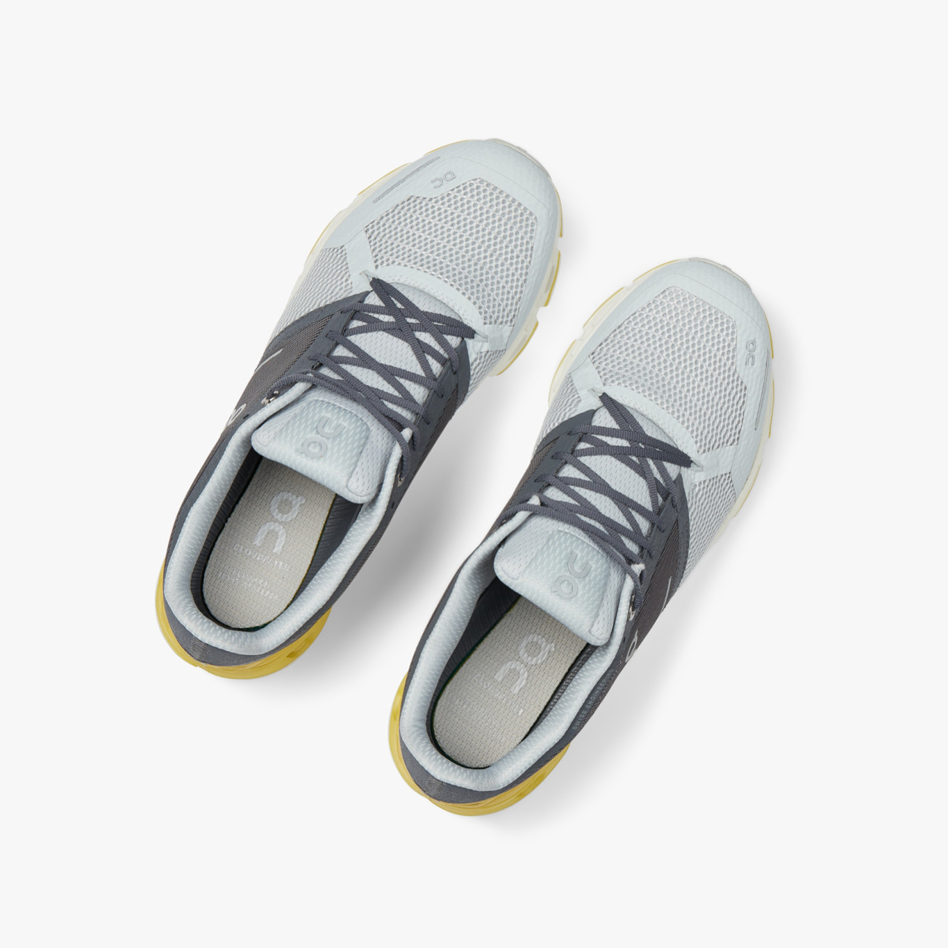 Men's QC Cloudflyer Road Running Shoes Grey | 053-ZAMSCX