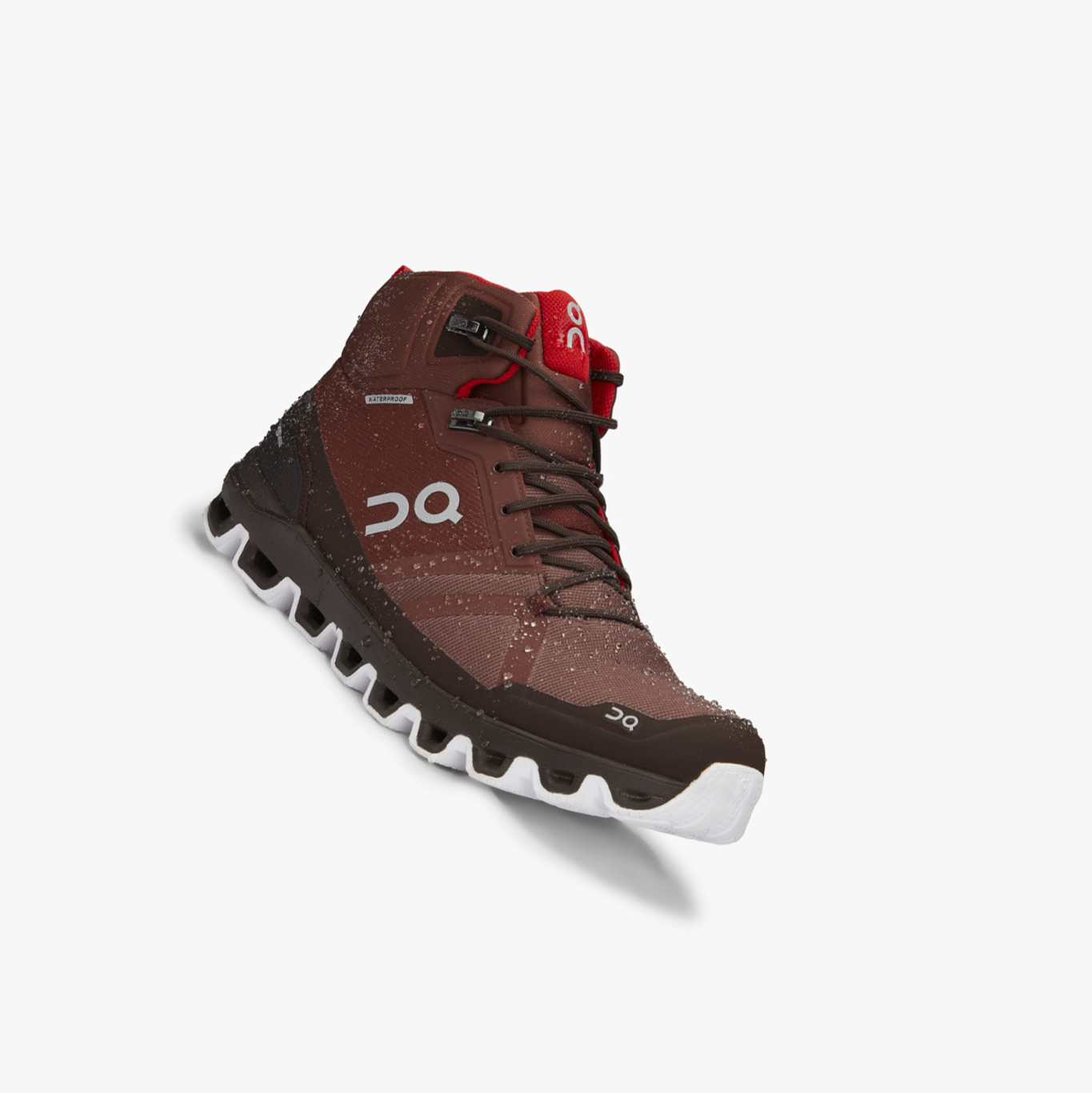 Men's QC Cloudrock Waterproof Hiking Boots Red | 584-KOGCYU