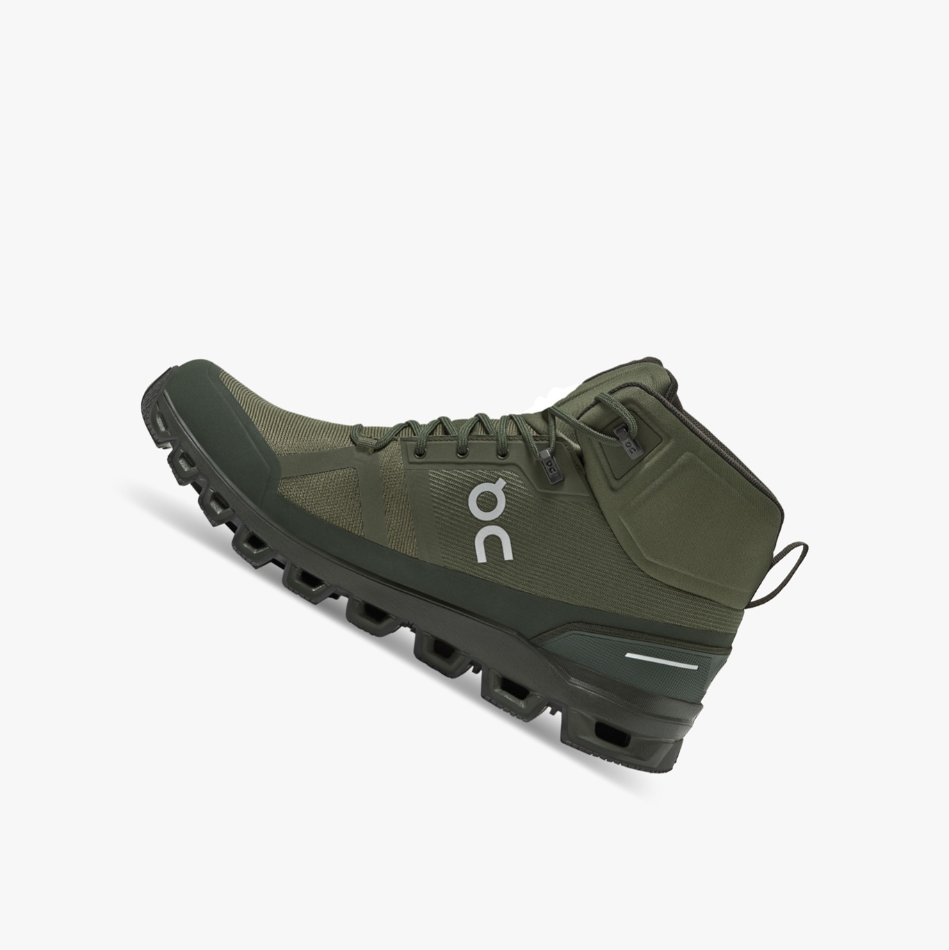 Men's QC Cloudrock Waterproof Hiking Boots Olive | 643-AMDHLF