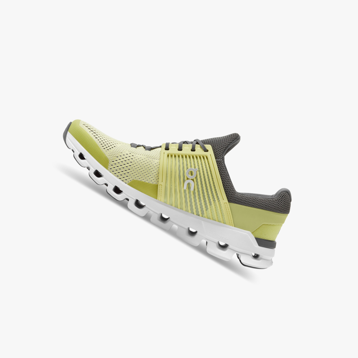 Men's QC Cloudswift Road Running Shoes Lime | 572-QUOIXV