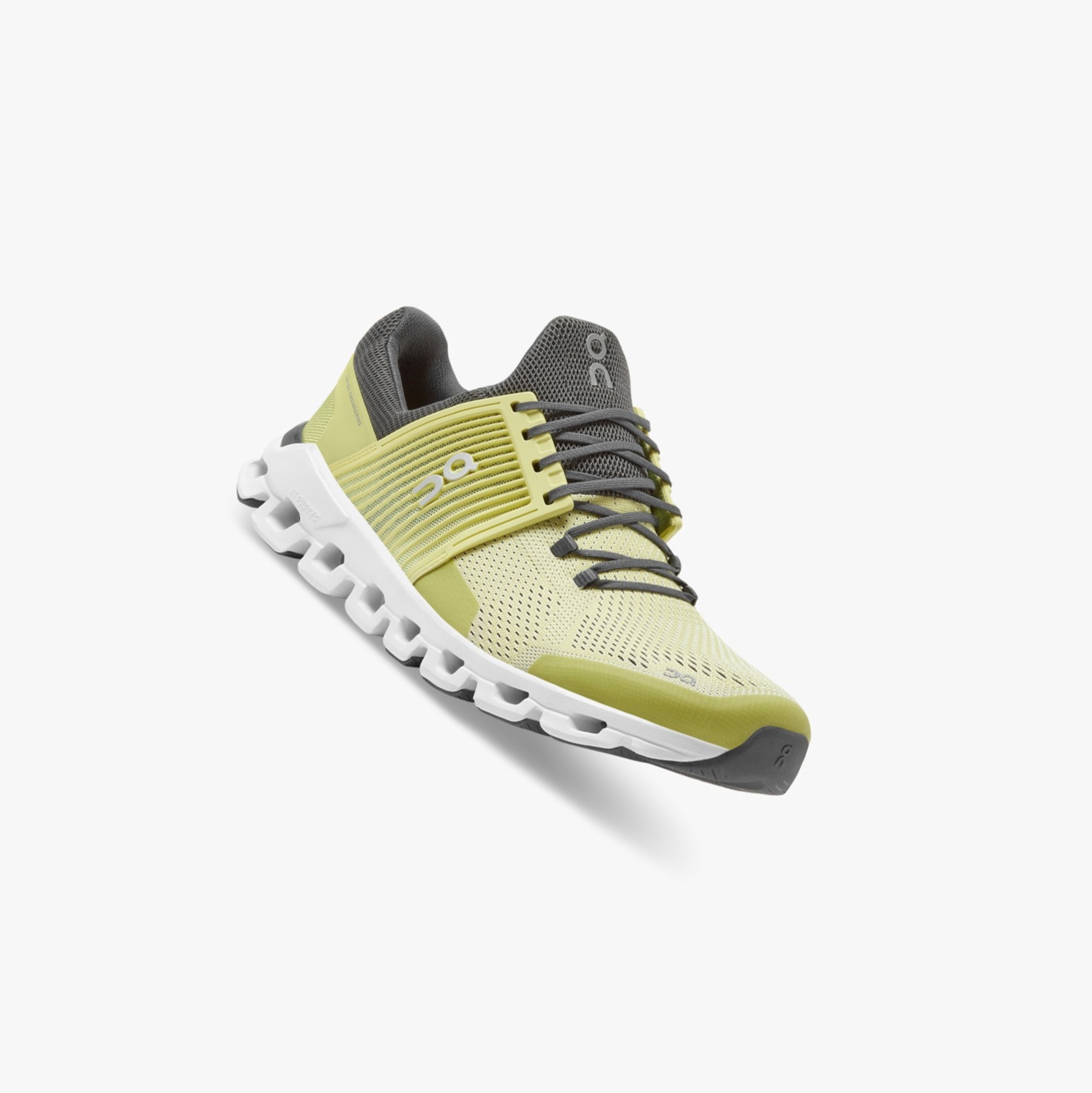 Men's QC Cloudswift Road Running Shoes Lime | 572-QUOIXV