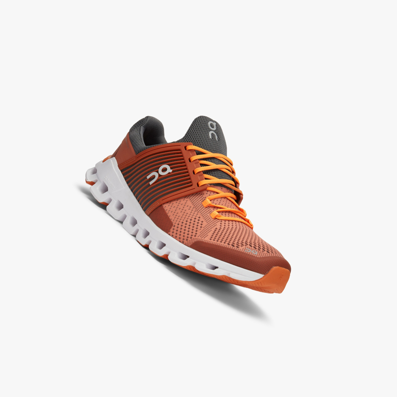 Men's QC Cloudswift Road Running Shoes Orange | 738-MRUGWD