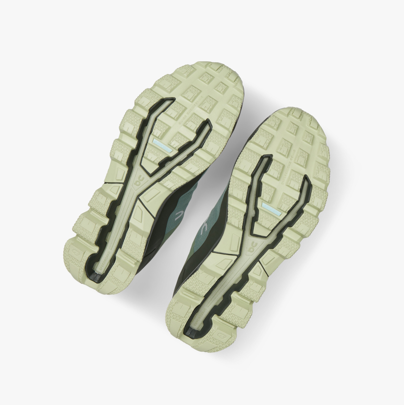 Men's QC Cloudventure Trail Running Shoes Green | 508-UJZQSB