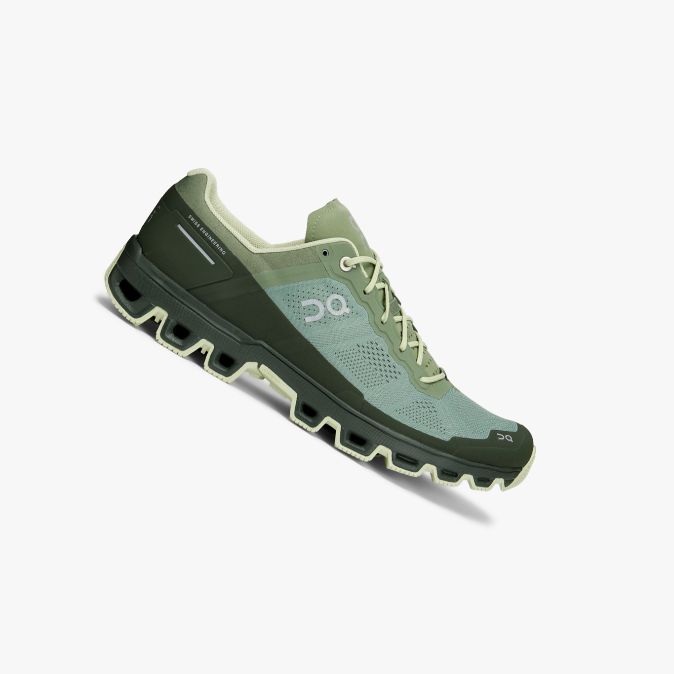 Men\'s QC Cloudventure Trail Running Shoes Green | 508-UJZQSB