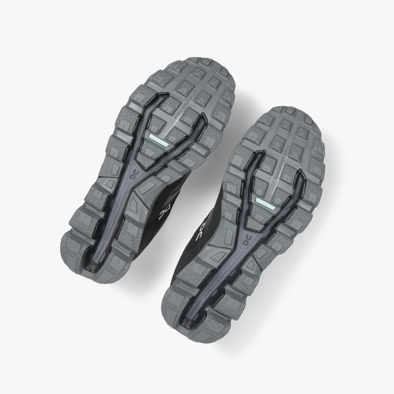 Men's QC Cloudventure Waterproof Trail Running Shoes Black | 486-LDPWFT