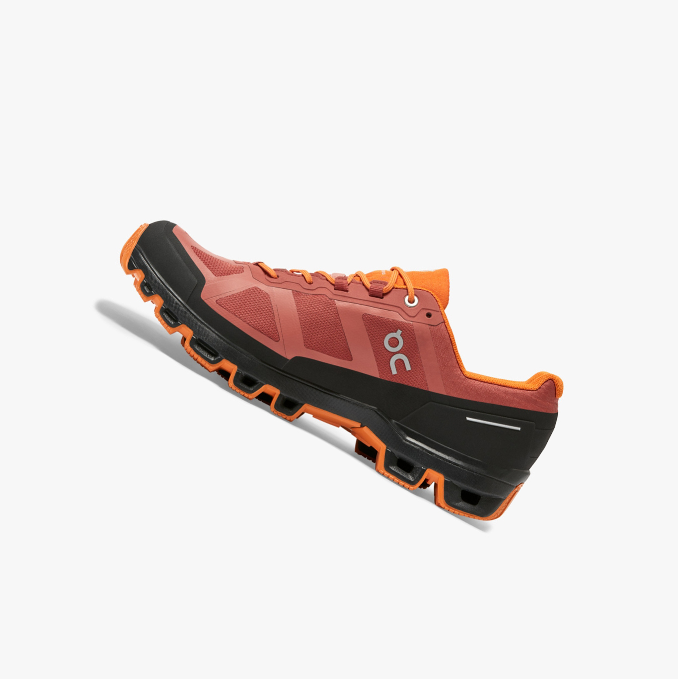 Men's QC Cloudventure Waterproof Trail Running Shoes Orange | 729-MXUHFO