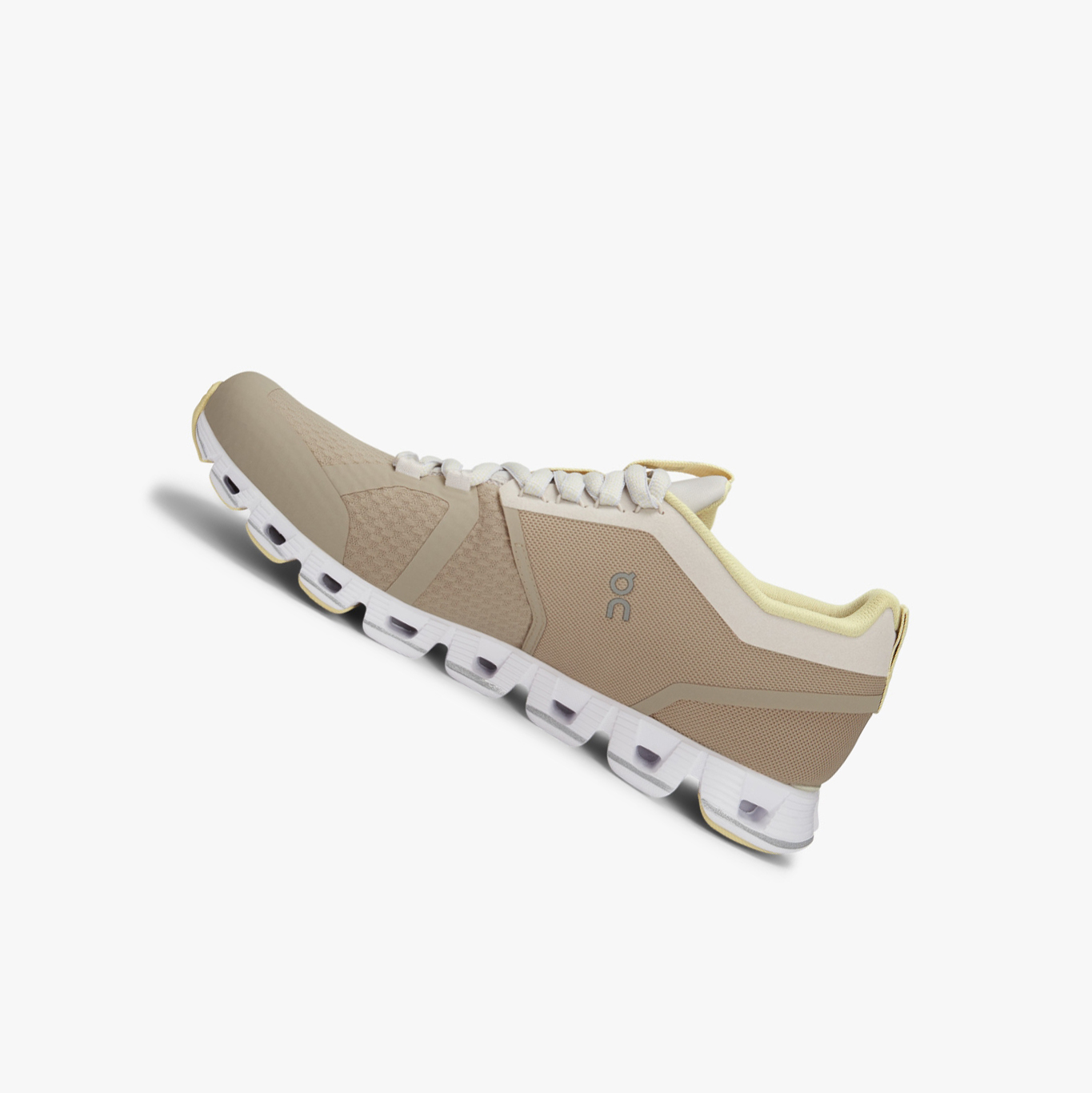 Women's QC Cloud Beam Road Running Shoes Beige | 396-LDQNVZ