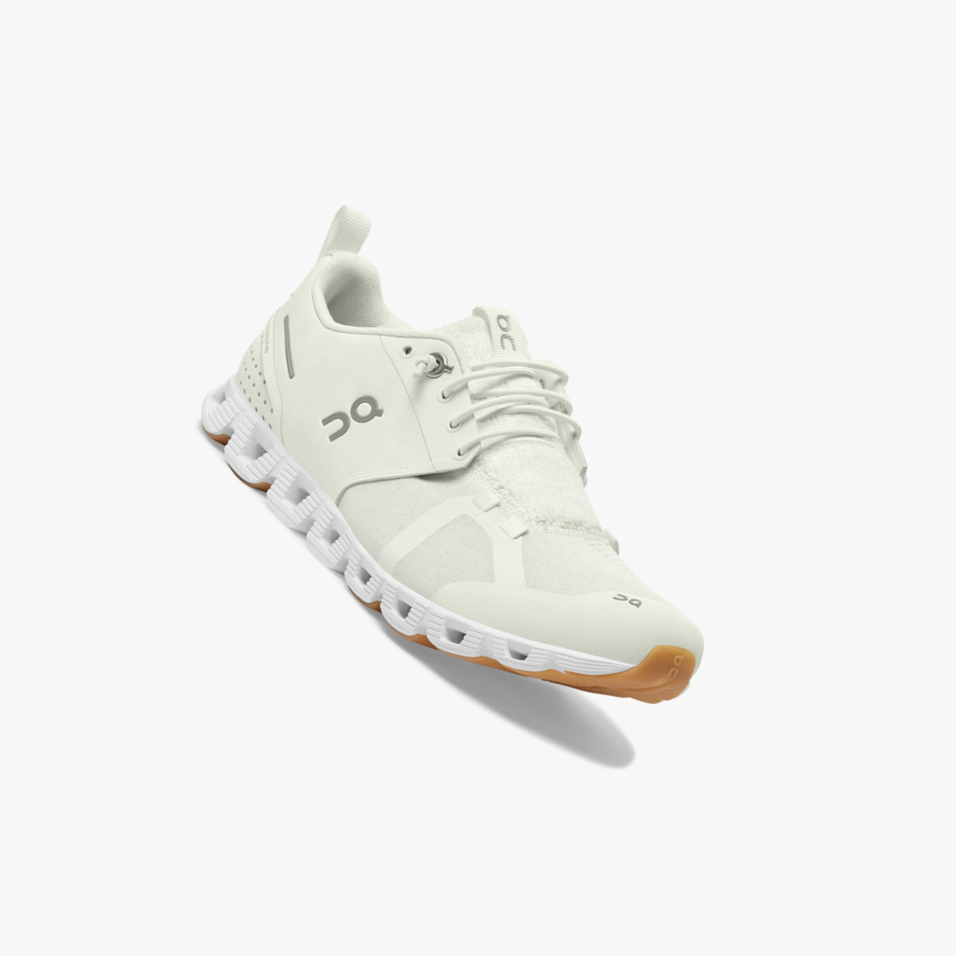 Women's QC Cloud Terry Road Running Shoes White | 463-RELWJY