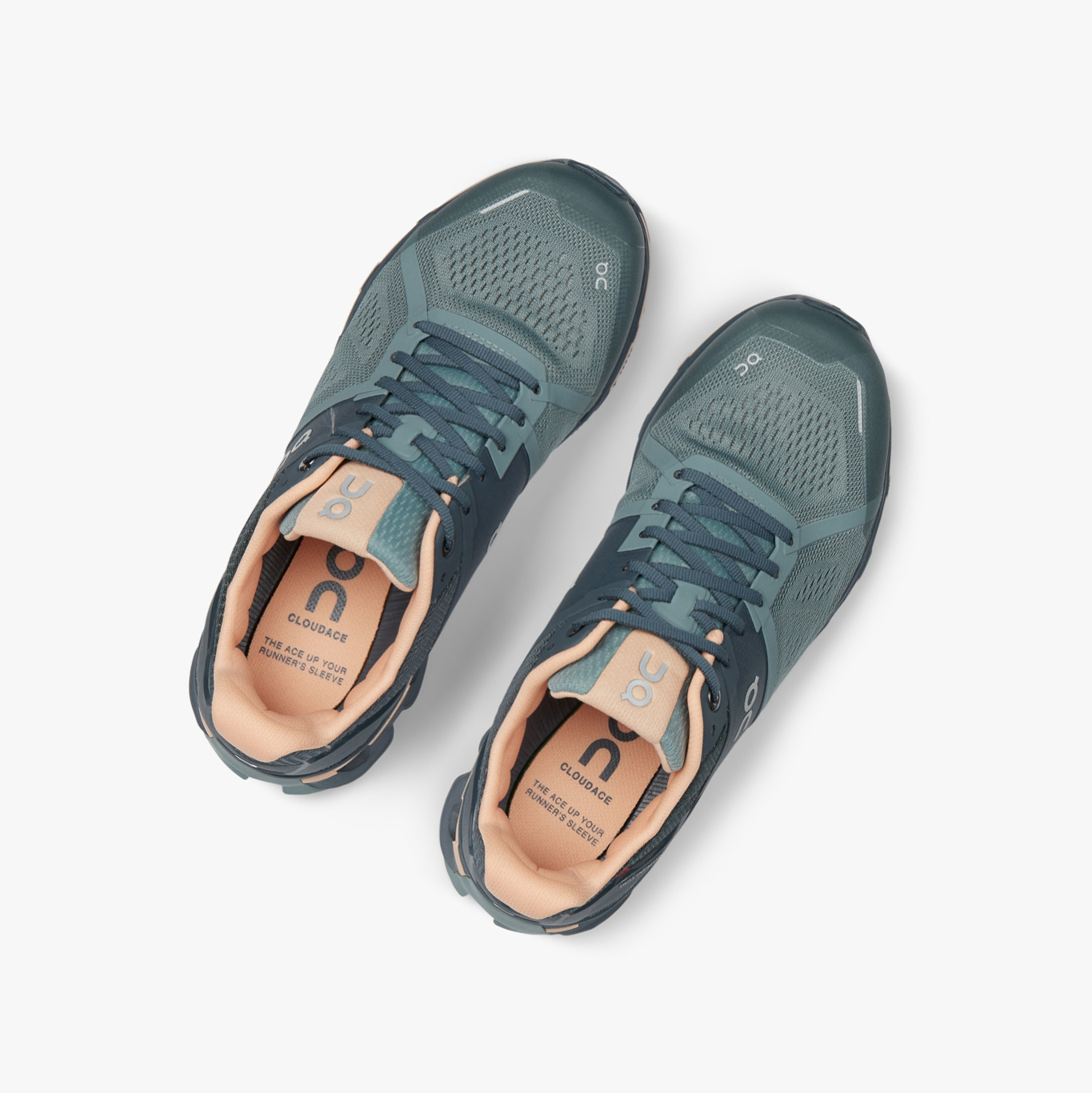 Women's QC Cloudace Road Running Shoes Blue | 098-KBQAFL