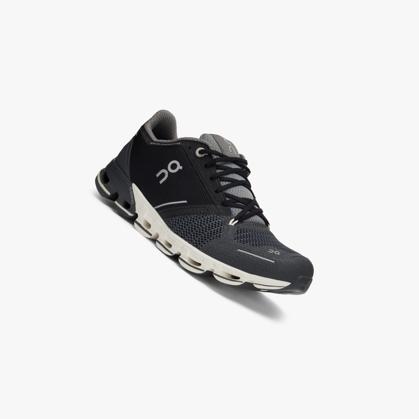 Women's QC Cloudflyer Road Running Shoes Black | 958-CANLOQ