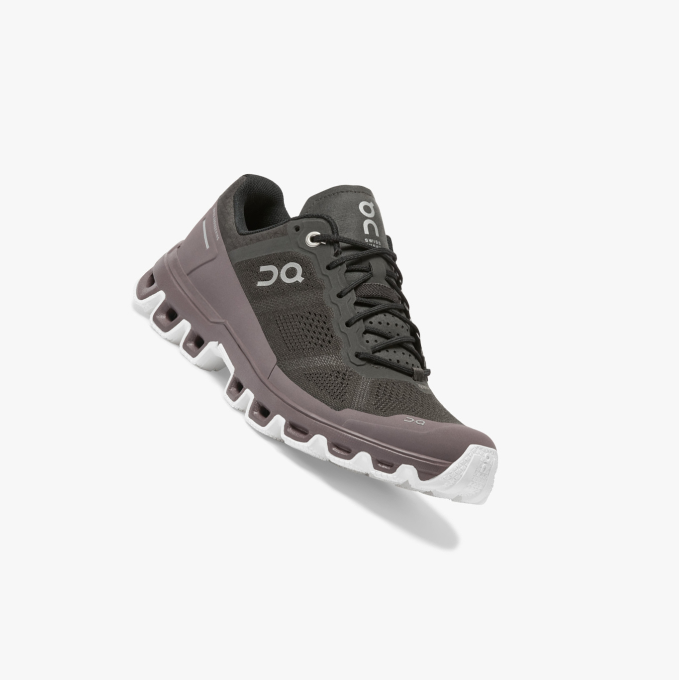 Women's QC Cloudventure Trail Running Shoes Black | 814-MWQFPO