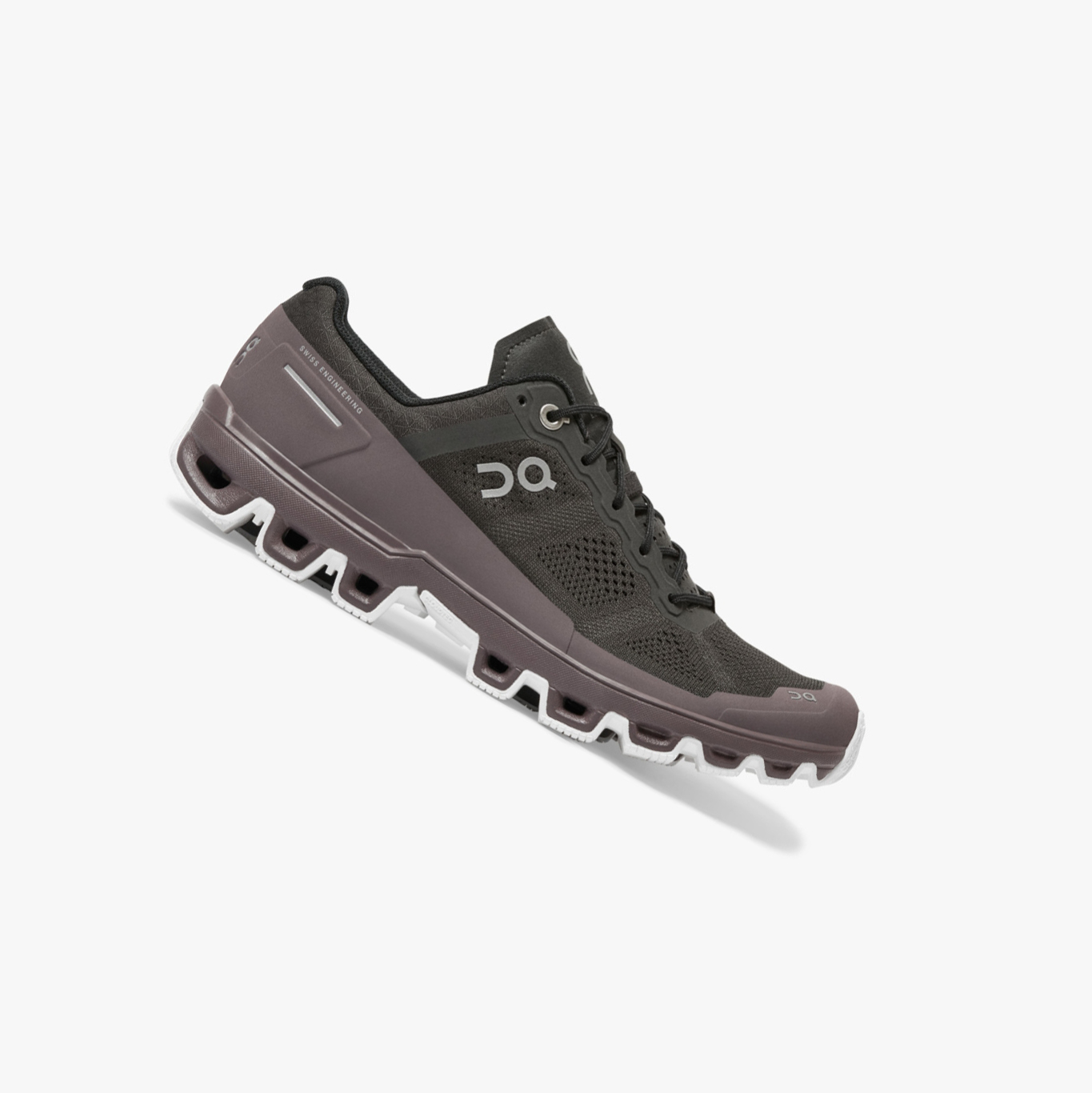 Women\'s QC Cloudventure Trail Running Shoes Black | 814-MWQFPO