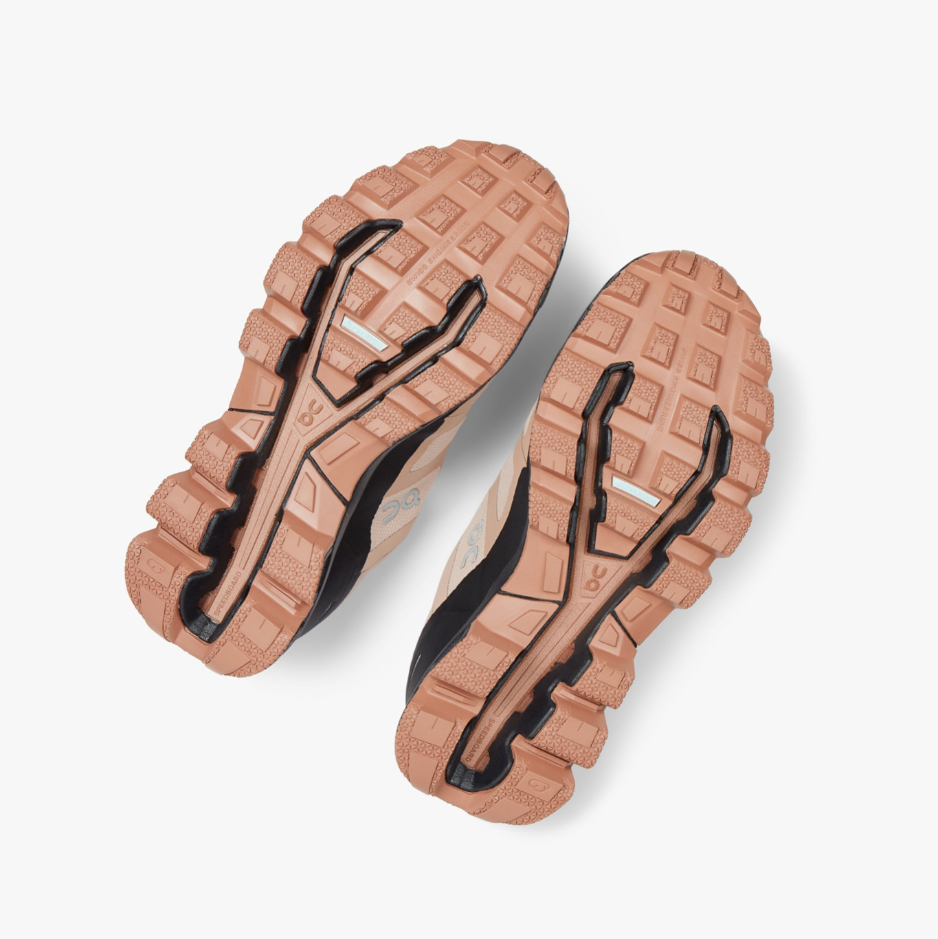 Women's QC Cloudventure Waterproof Trail Running Shoes Brown | 159-HEOWPT