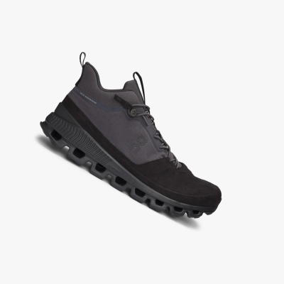 Men's QC Cloud Hi Road Running Shoes Black | 106-LFXNCY