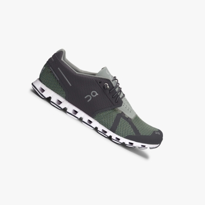 Men's QC Cloud Road Running Shoes Green | 653-AGDYMP