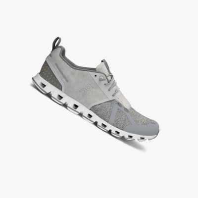 Men's QC Cloud Terry Road Running Shoes Silver | 138-GIUJBA