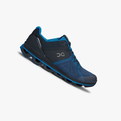 Men's QC Cloudace Road Running Shoes Navy | 043-SWYXHI