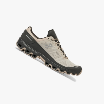 Men's QC Cloudventure Trail Running Shoes Beige | 068-FMPZAT