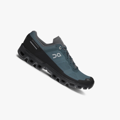 Men's QC Cloudventure Trail Running Shoes Blue | 785-MKRICG