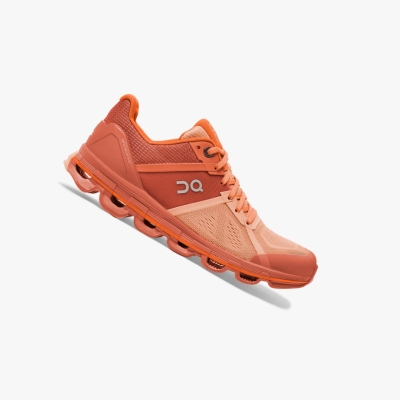 Women's QC Cloudace Road Running Shoes Orange | 150-SYRKLA